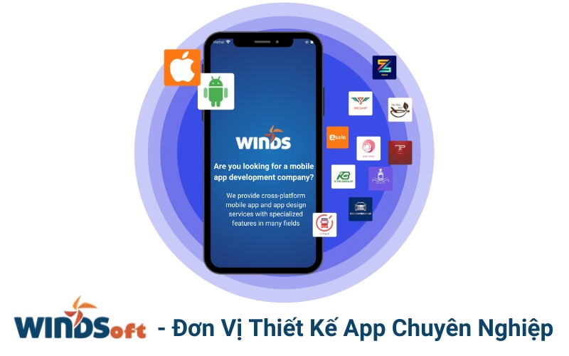 WINDSoft - đơn vị thiết kế app chuyên nghiệp