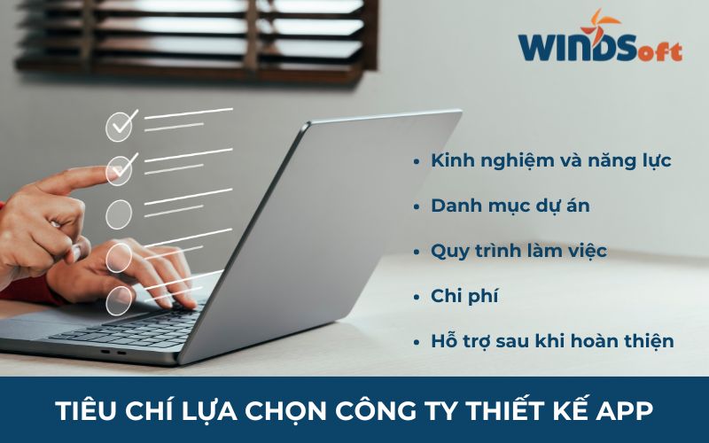 Tiêu chí lựa chọn công ty thiết kế app