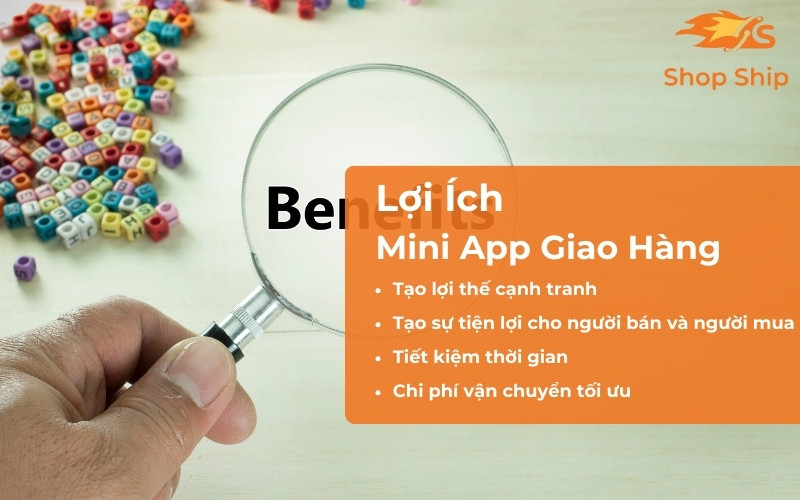 Lợi ích của giao hàng Miniapp