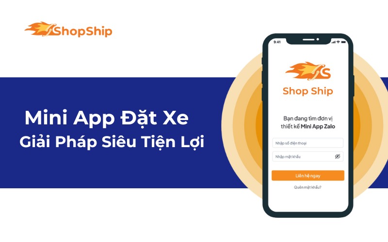 Mini App đặt xe của Shop Ship