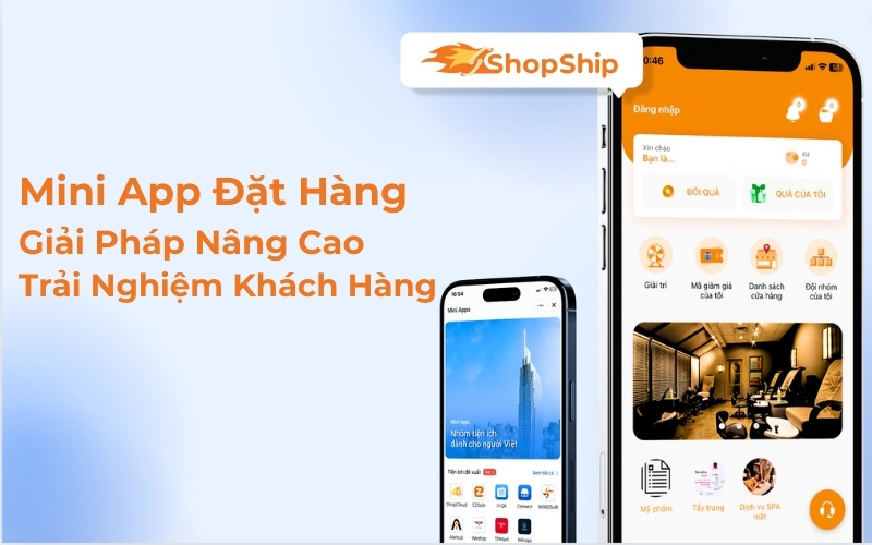 mini app đặt hàng